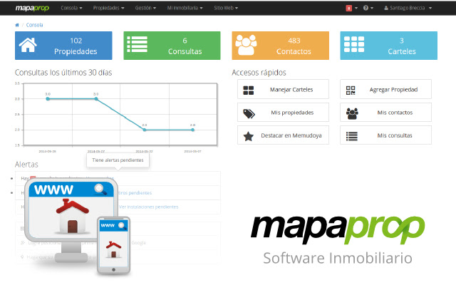 Mapaprop  from Chrome web store to be run with OffiDocs Chromium online