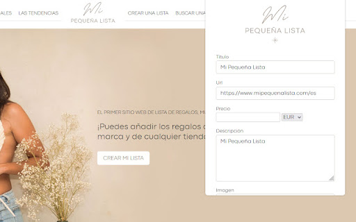Ma Petite Liste  from Chrome web store to be run with OffiDocs Chromium online