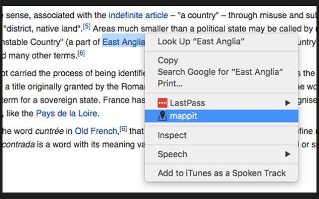 mappit  from Chrome web store to be run with OffiDocs Chromium online