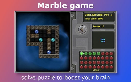 Marble game  from Chrome web store to be run with OffiDocs Chromium online