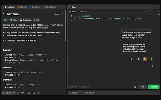 Marble LeetCode Tutor  from Chrome web store to be run with OffiDocs Chromium online