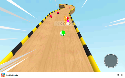 Marble Run 3D Game Race Your Marble to Victory!  from Chrome web store to be run with OffiDocs Chromium online