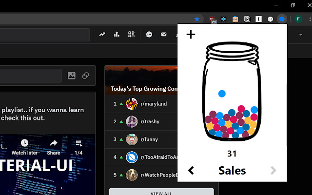 Marbles  from Chrome web store to be run with OffiDocs Chromium online