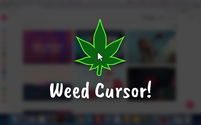 Marijuana Weed Cannabis 420 Mouse Cursor  from Chrome web store to be run with OffiDocs Chromium online