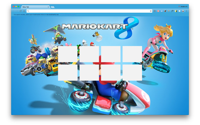 Mario Kart 8  from Chrome web store to be run with OffiDocs Chromium online