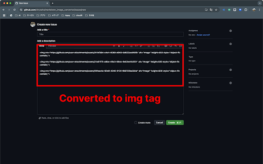 Markdown Image Converter  from Chrome web store to be run with OffiDocs Chromium online