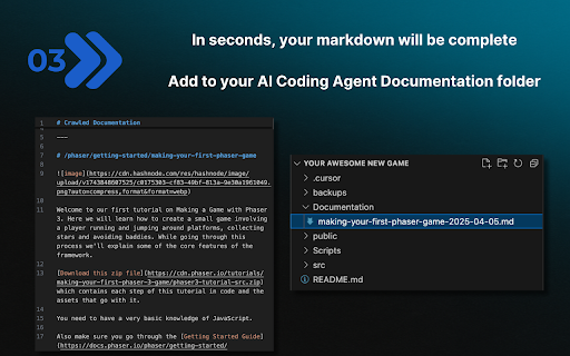 MarkdownMate  from Chrome web store to be run with OffiDocs Chromium online