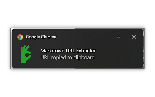 Markdown URL Extractor  from Chrome web store to be run with OffiDocs Chromium online