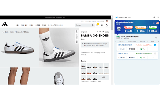 Market360 Lens  from Chrome web store to be run with OffiDocs Chromium online