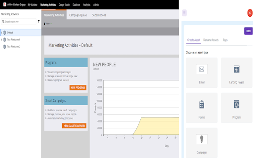 Marketo Apps from Portqii  from Chrome web store to be run with OffiDocs Chromium online