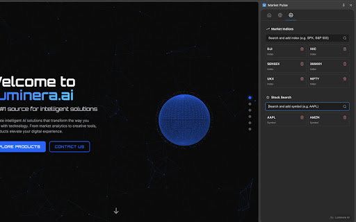 Market Pulse  from Chrome web store to be run with OffiDocs Chromium online