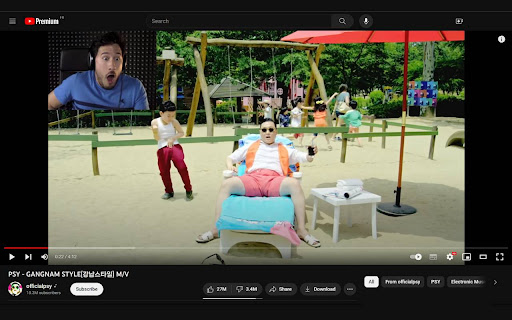 Markiplier  from Chrome web store to be run with OffiDocs Chromium online