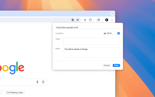 MarkMark  from Chrome web store to be run with OffiDocs Chromium online