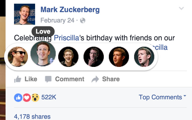 Mark Zuckerberg Reactions  from Chrome web store to be run with OffiDocs Chromium online