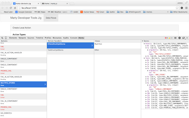 Marty Developer Tools  from Chrome web store to be run with OffiDocs Chromium online