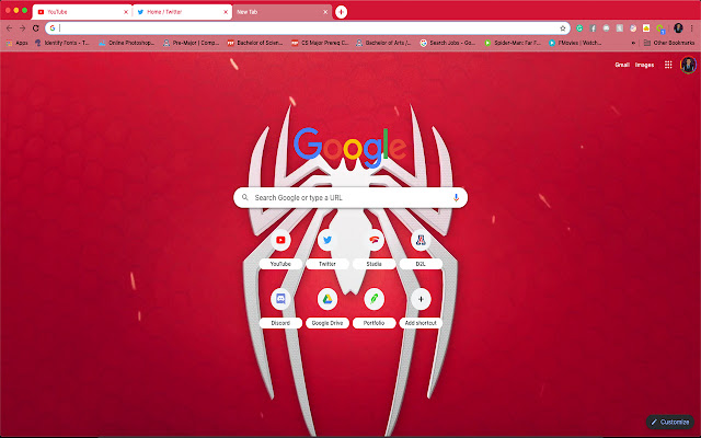 Marvels Spider Man PS4 Theme  from Chrome web store to be run with OffiDocs Chromium online