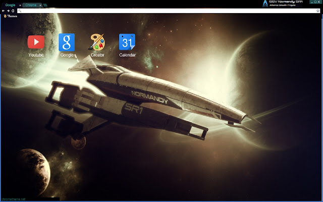 Mass Effect SSV Normandy SR1  from Chrome web store to be run with OffiDocs Chromium online