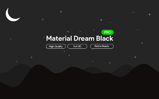 Material Dream Black (PRO) from Chrome web store to be run with OffiDocs Chromium online Material Dream Black (PRO) from Chrome web store to be run with OffiDocs Chromium online