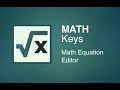 MATH Keys Equation Formula Editor from Chrome web store to be run with OffiDocs Chromium online MATH Keys Equation Formula Editor from Chrome web store to be run with OffiDocs Chromium online
