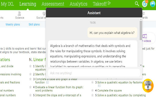 MathPal  from Chrome web store to be run with OffiDocs Chromium online