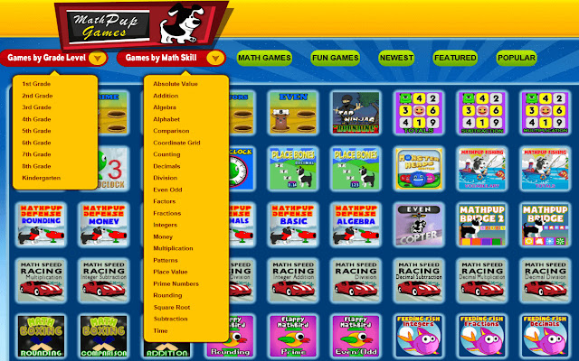 MathPup Math Games  from Chrome web store to be run with OffiDocs Chromium online