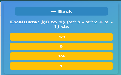 Maths Quiz App  from Chrome web store to be run with OffiDocs Chromium online