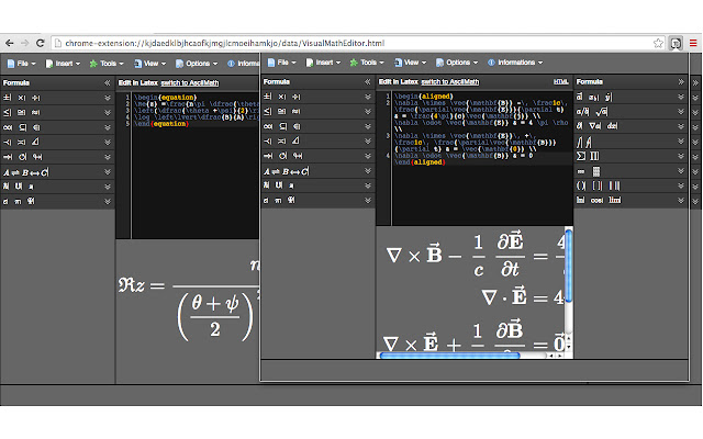 MathTeX Editor Professional  from Chrome web store to be run with OffiDocs Chromium online