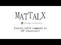 MatTalX Write math symbols  from Chrome web store to be run with OffiDocs Chromium online