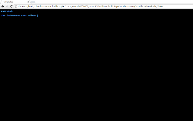 MattePad  from Chrome web store to be run with OffiDocs Chromium online