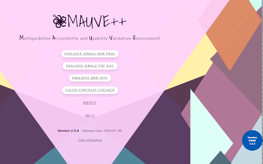 MAUVE++ PNRR Plugin Validator  from Chrome web store to be run with OffiDocs Chromium online