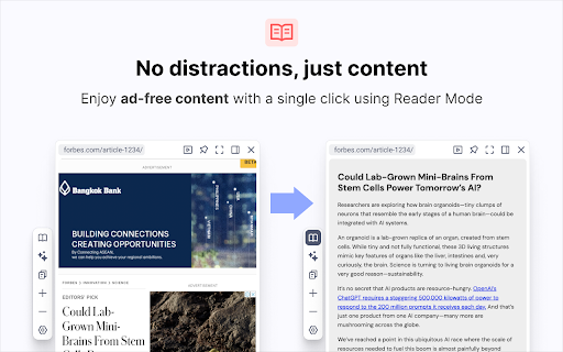 MaxFocus: Link Preview  AI Assistant  from Chrome web store to be run with OffiDocs Chromium online