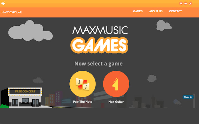 Max Music Games  from Chrome web store to be run with OffiDocs Chromium online
