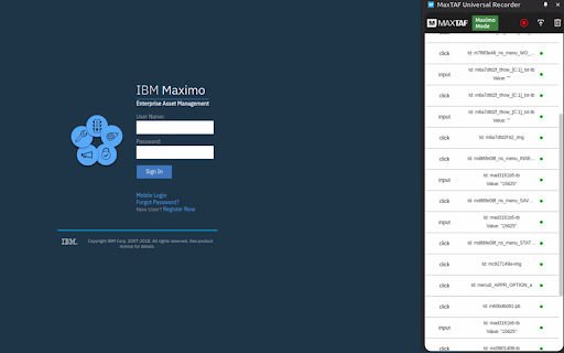 MaxTAF Universal Recorder  from Chrome web store to be run with OffiDocs Chromium online