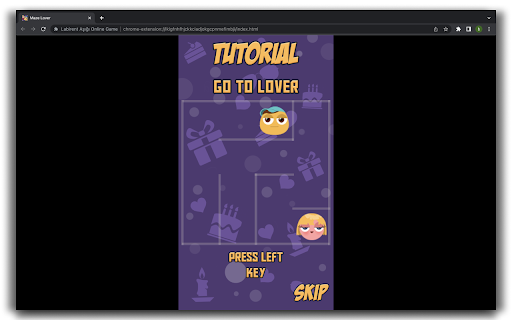 Maze Lover HTML5 Game  from Chrome web store to be run with OffiDocs Chromium online