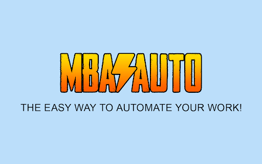MBA AUTO Lite  from Chrome web store to be run with OffiDocs Chromium online