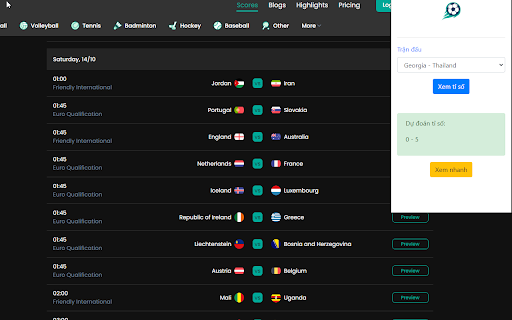 Mbscore  from Chrome web store to be run with OffiDocs Chromium online