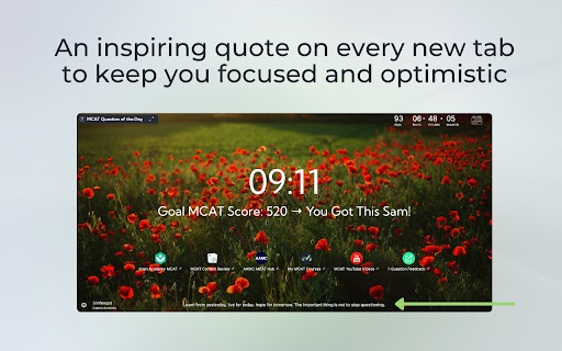 MCAT Buddy by MedLife  from Chrome web store to be run with OffiDocs Chromium online