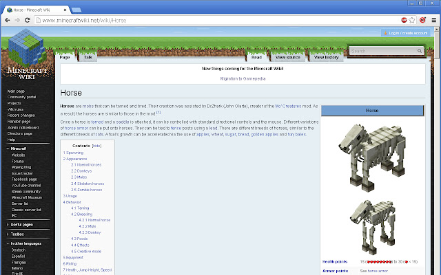 MCWiki Community Sidebar Remover de la boutique en ligne Chrome à exécuter avec OffiDocs Chromium en ligne
