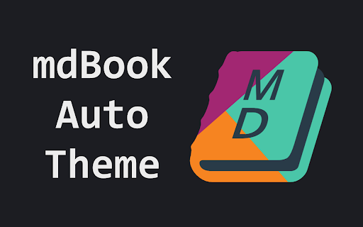 mdBook Auto Theme  from Chrome web store to be run with OffiDocs Chromium online