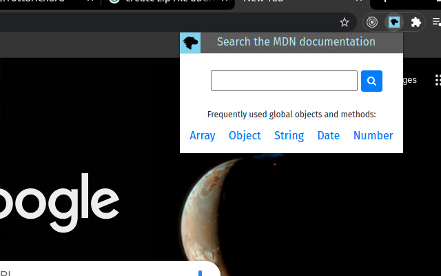 MDN Dox  from Chrome web store to be run with OffiDocs Chromium online