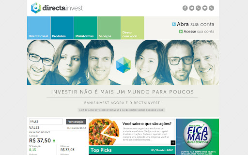 Módulo de Segurança DirectaInvest  from Chrome web store to be run with OffiDocs Chromium online