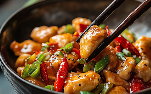 Meat with sesame sauce  from Chrome web store to be run with OffiDocs Chromium online