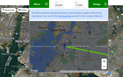 Mecca Direction  from Chrome web store to be run with OffiDocs Chromium online
