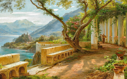Mediterranean Garden Vista  from Chrome web store to be run with OffiDocs Chromium online