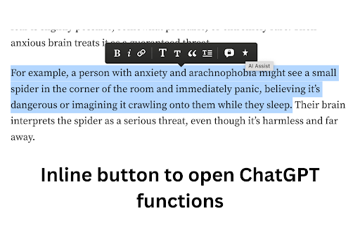 Medium ChatGPT  from Chrome web store to be run with OffiDocs Chromium online