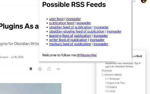 Medium Enhancer  from Chrome web store to be run with OffiDocs Chromium online