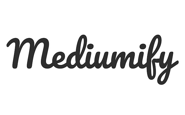 Mediumify  from Chrome web store to be run with OffiDocs Chromium online