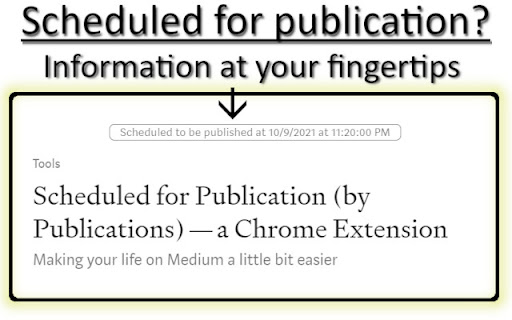 Medium Scheduled Stories  from Chrome web store to be run with OffiDocs Chromium online