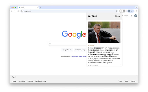 Meduza Plugin  from Chrome web store to be run with OffiDocs Chromium online