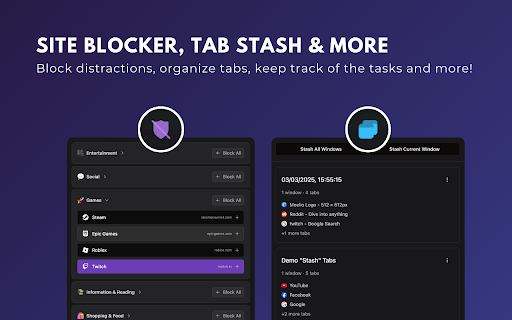 Meelio  from Chrome web store to be run with OffiDocs Chromium online